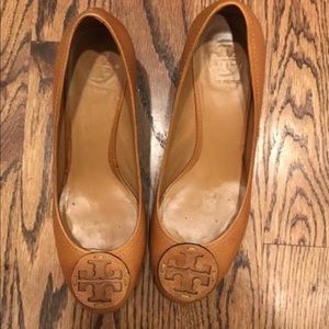 Tory Burch camel wedges